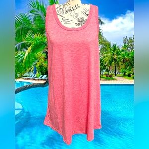 Women's Heather Pink Swim Cover-Up